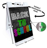 Back To School Clothing A-Frame Signs, Decals, or Panels