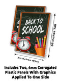 Back To School A-Frame Signs, Decals, or Panels