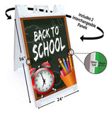 Back To School A-Frame Signs, Decals, or Panels