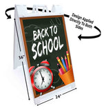 Back To School A-Frame Signs, Decals, or Panels