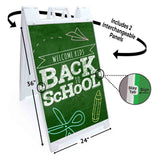 Back To School A-Frame Signs, Decals, or Panels