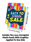 Back To School Sale A-Frame Signs, Decals, or Panels
