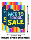 Back To School Sale A-Frame Signs, Decals, or Panels