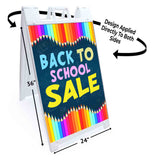 Back To School Sale A-Frame Signs, Decals, or Panels