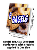 Bagels A-Frame Signs, Decals, or Panels