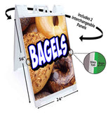 Bagels A-Frame Signs, Decals, or Panels