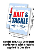 Bait and Tackle A-Frame Signs, Decals, or Panels