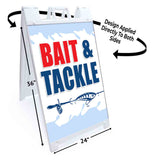 Bait and Tackle A-Frame Signs, Decals, or Panels