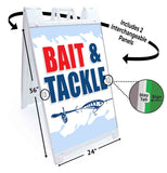 Bait and Tackle A-Frame Signs, Decals, or Panels
