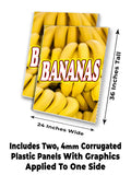 Bananas A-Frame Signs, Decals, or Panels