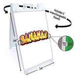 Bananas A-Frame Signs, Decals, or Panels