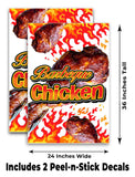 Barbeque Chicken A-Frame Signs, Decals, or Panels