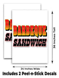 Barbeque Sandwich A-Frame Signs, Decals, or Panels
