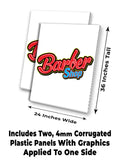 Barber Shop A-Frame Signs, Decals, or Panels