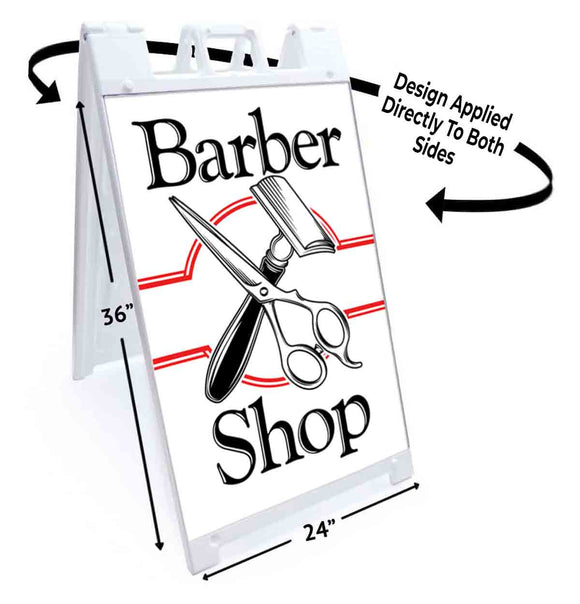 Barber Shop A-Frame Signs, Decals, or Panels