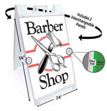 Barber Shop A-Frame Signs, Decals, or Panels