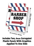 Barber Shop A-Frame Signs, Decals, or Panels