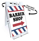 Barber Shop A-Frame Signs, Decals, or Panels