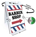 Barber Shop A-Frame Signs, Decals, or Panels