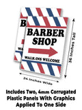 Barber Shop Walk Ins A-Frame Signs, Decals, or Panels