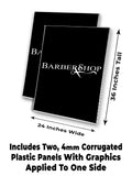 Barber Shop A-Frame Signs, Decals, or Panels