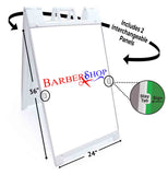 Barber Shop A-Frame Signs, Decals, or Panels