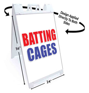 Batting Cages A-Frame Signs, Decals, or Panels