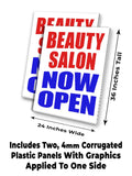 Beauty Salon A-Frame Signs, Decals, or Panels