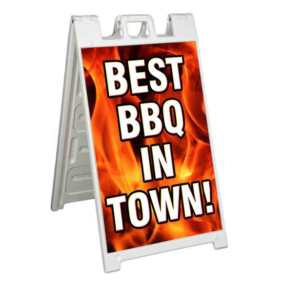 Best BBQ In Town A-Frame Signs, Decals, or Panels