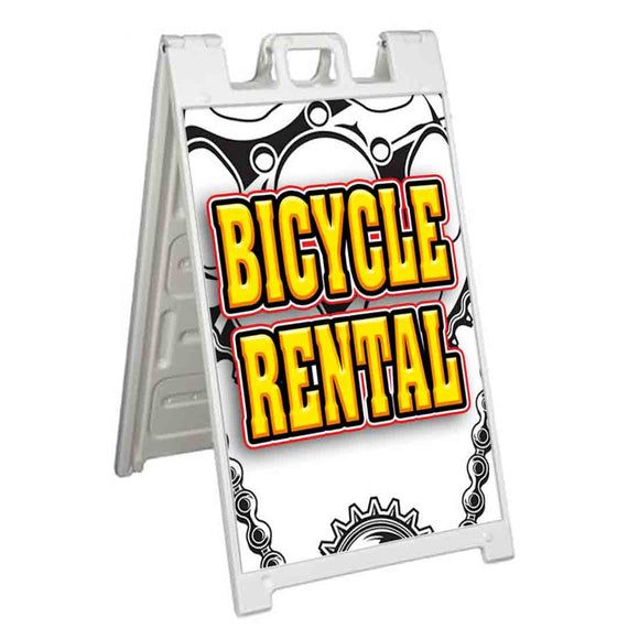 Bicycle Rental A-Frame Signs, Decals, or Panels
