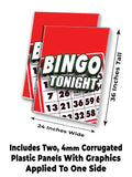 Bingo Tonight A-Frame Signs, Decals, or Panels