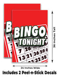 Bingo Tonight A-Frame Signs, Decals, or Panels