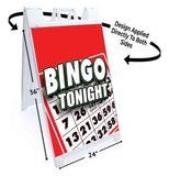Bingo Tonight A-Frame Signs, Decals, or Panels