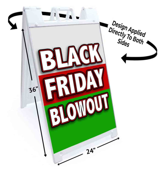 Black Friday Blowout A-Frame Signs, Decals, or Panels
