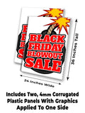 Black Friday Blowout A-Frame Signs, Decals, or Panels