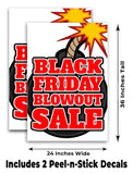 Black Friday Blowout A-Frame Signs, Decals, or Panels