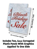 Black Friday Sale A-Frame Signs, Decals, or Panels