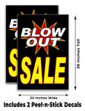 Blow Out Sale A-Frame Signs, Decals, or Panels