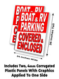 Boat Rv Parking A-Frame Signs, Decals, or Panels