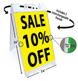 Sale 10% Off A-Frame Signs, Decals, or Panels