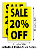 Sale 20% Off A-Frame Signs, Decals, or Panels