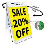Sale 20% Off A-Frame Signs, Decals, or Panels