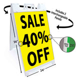 Sale 40% Off A-Frame Signs, Decals, or Panels