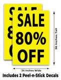 Sale 80% Off A-Frame Signs, Decals, or Panels
