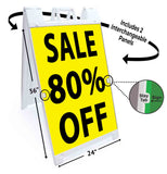 Sale 80% Off A-Frame Signs, Decals, or Panels