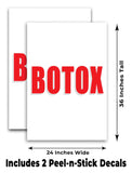Botox A-Frame Signs, Decals, or Panels