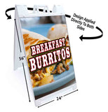 Breakfast Burritos A-Frame Signs, Decals, or Panels