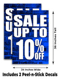 Sale 10% Off A-Frame Signs, Decals, or Panels