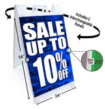 Sale 10% Off A-Frame Signs, Decals, or Panels
