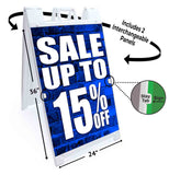 Sale 15% Off A-Frame Signs, Decals, or Panels